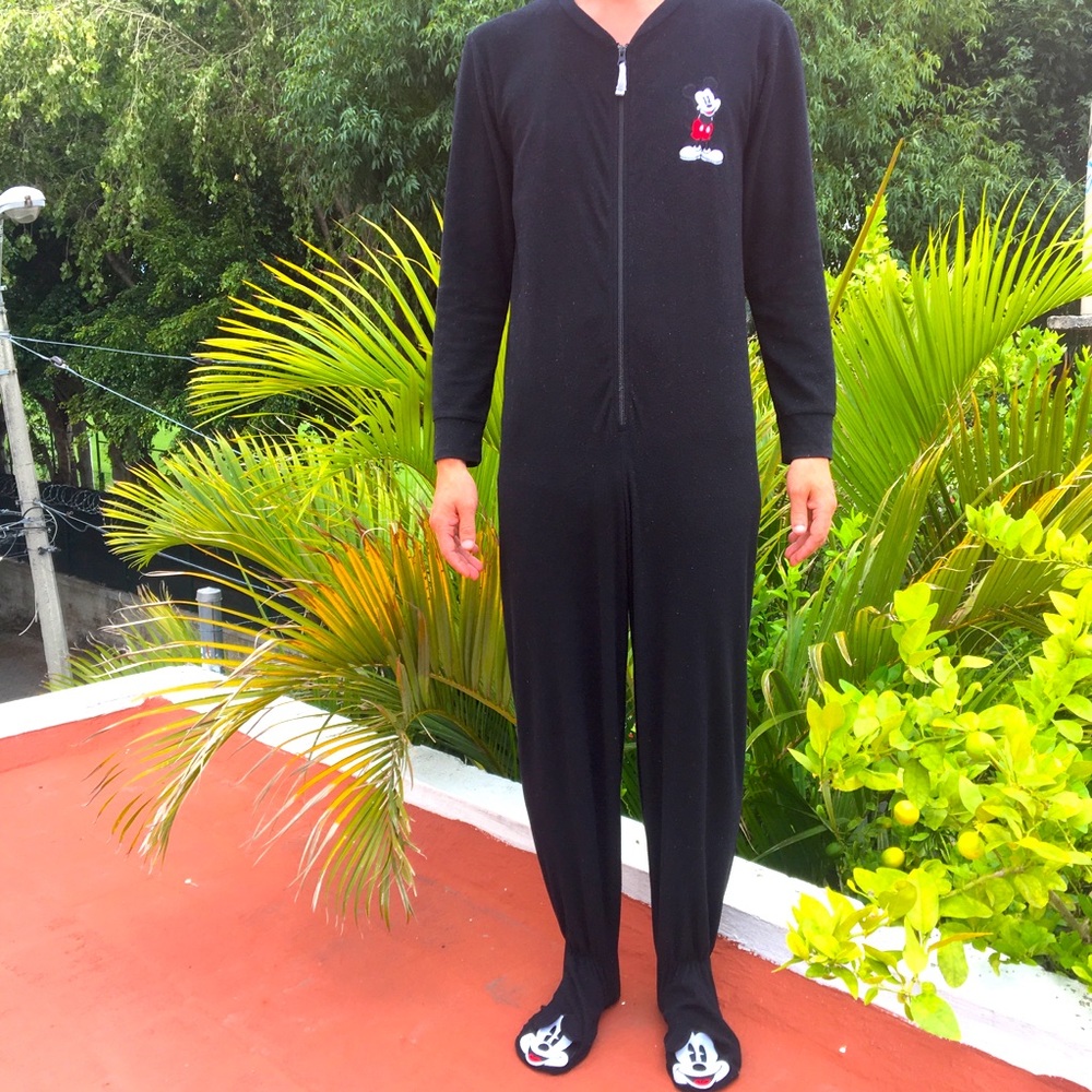 Disney Mickey Mouse Black unisex Onesie Large XL